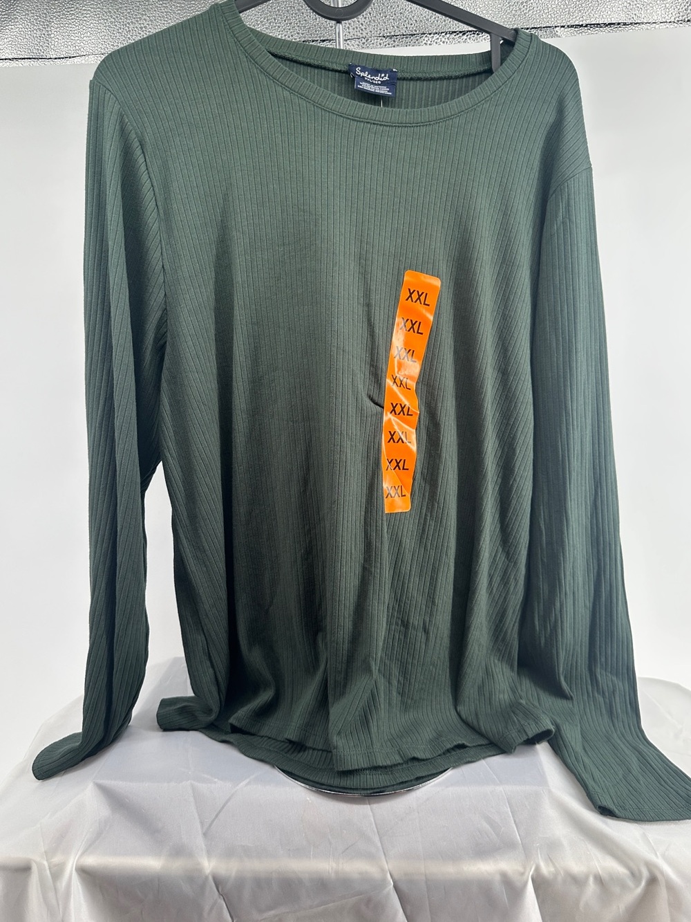 NWT Splendid green ribbed long sleeve